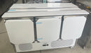 Adexa THS903 3 Door Refrigerated Saladette Prep Counter 368L Stainless Steel Canmac Catering Equipment