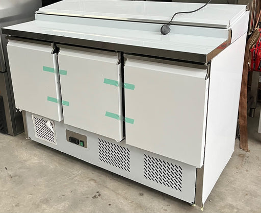 Commercial 3-Door Refrigerated Preparation Counter – Brand New Canmac Catering Equipment