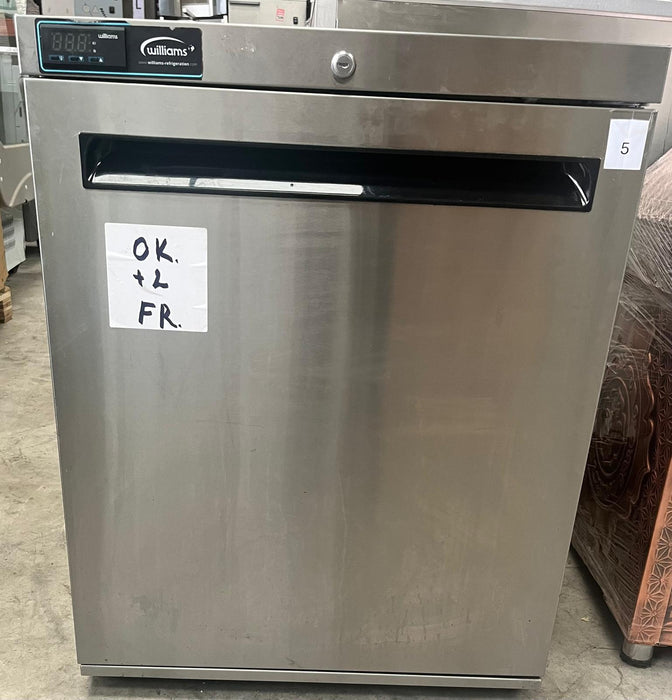 Williams HA135-SA Undercounter Single Door Stainless Steel Fridge-Refurbished Canmac Refurbished
