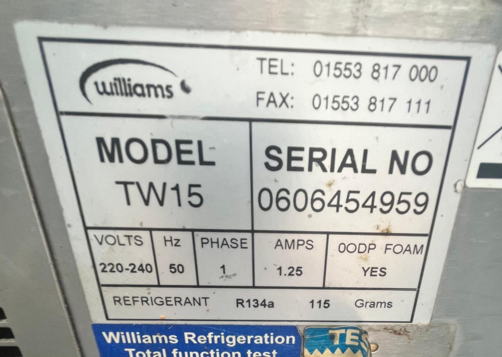 Williams TW15-SS Topping Unit Fridge-Refurbished Canmac Refurbished