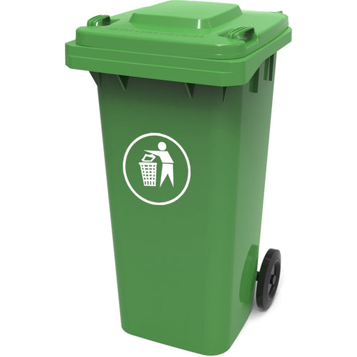 Wheelie Waste Bin 120 litres Green |  XDL120A9 Makfry