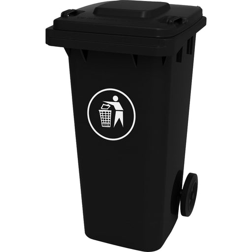 Wheelie Waste Bin 120 Litres Black |  XDL120A9BLACK Makfry