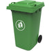 Wheelie Waste Bin 240 litres Green |  XDL240A11 Makfry