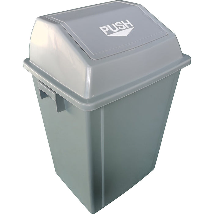 Square Push Lid Bin 60 Litres Grey |  XDL60B6GRAY Makfry