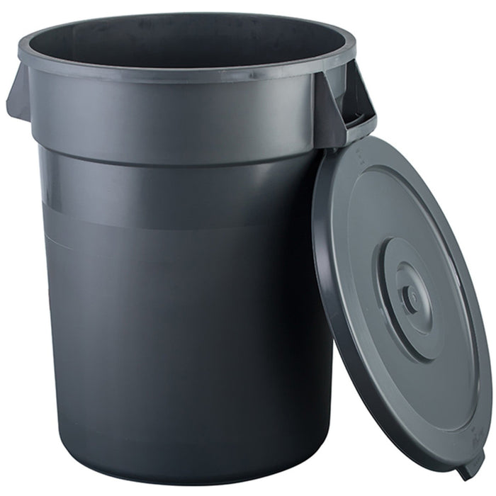 Waste Bin with Lid 80 litres Dark grey |  XDW006 Makfry