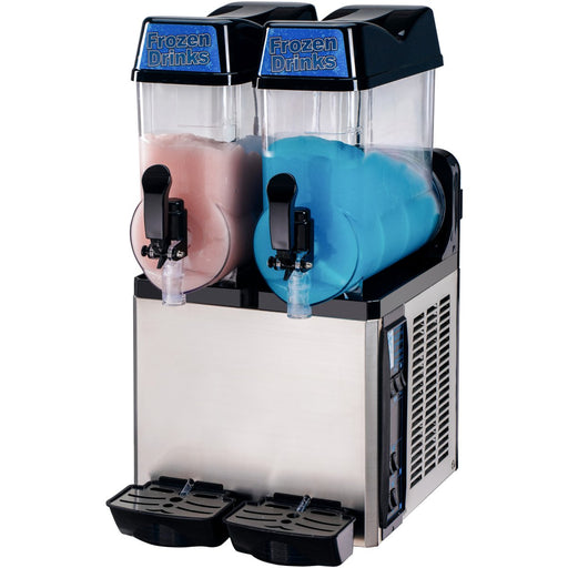 Commercial Slush Machine 2 X 12 Litres 2 In 1 | Xrj12 Lx2 Makfry
