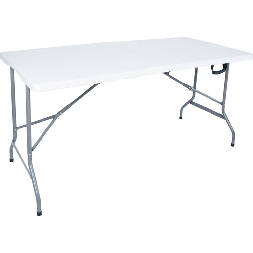 Folding Catering Table 5ft White Plastic |  HQXZ152 Makfry