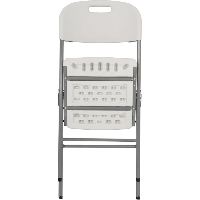Folding Chairs White Plastic |  HQY52 Makfry