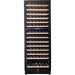 B Grade Commercial Wine Cooler 14 Shelves 393 Litres 154 Bottles Dual Temperature Zones Compressor Cooling 598x690x1700mm Black | Yc408 Bg B Grade Makfry