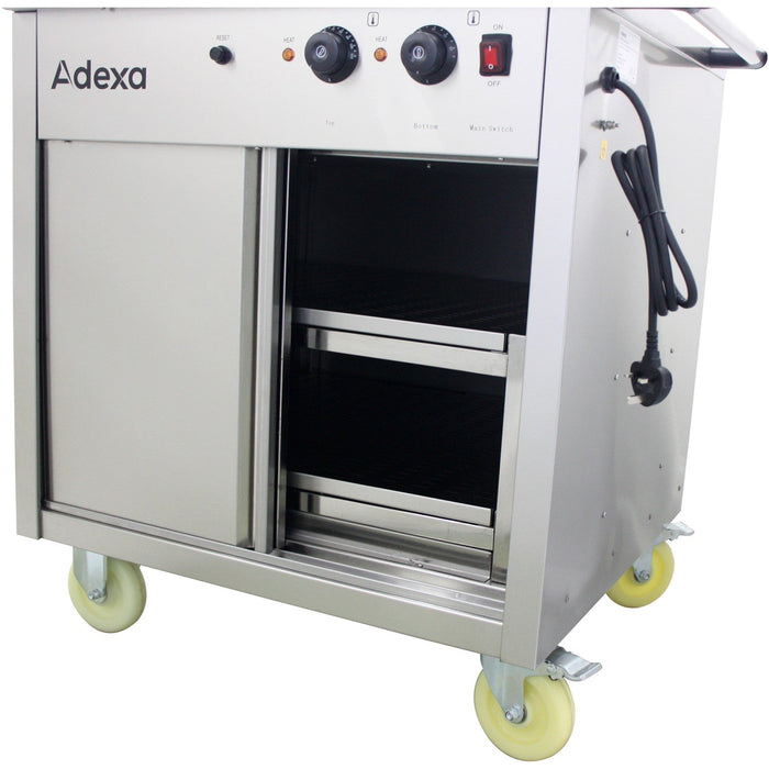Mobile Bain Marie Top Hot Cupboard 750mm | Hxyh2 W1 Makfry