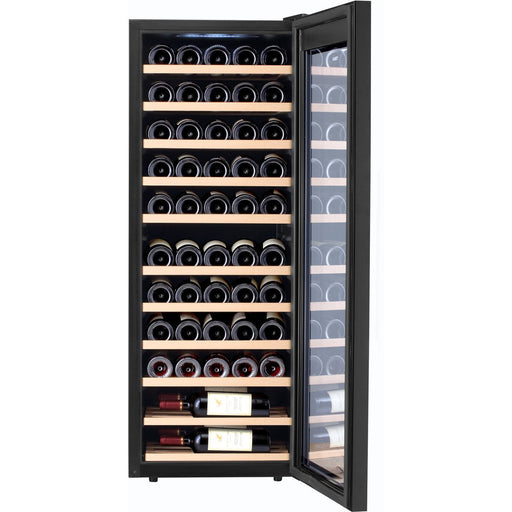 Commercial Single Door Wine Fridge 51 bottles 160L Black |  YH51A Makfry