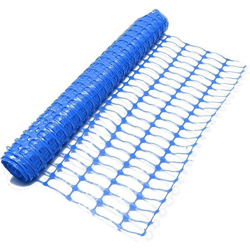 HDPE Safety Barrier Mesh Roll 120x40mm Mesh 1m x 50m Blue |  YONG26 Makfry