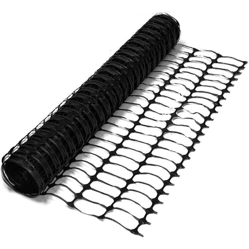 HDPE Safety Barrier Mesh Roll 120x40mm Mesh 1m x 50m Black |  YONG28 Makfry