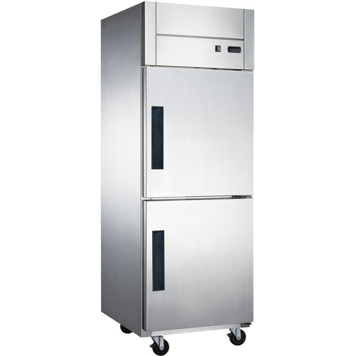 Commercial Freezer Stainless Steel Upright cabinet Split door 600 litre Fan cooling |  D06DF Makfry
