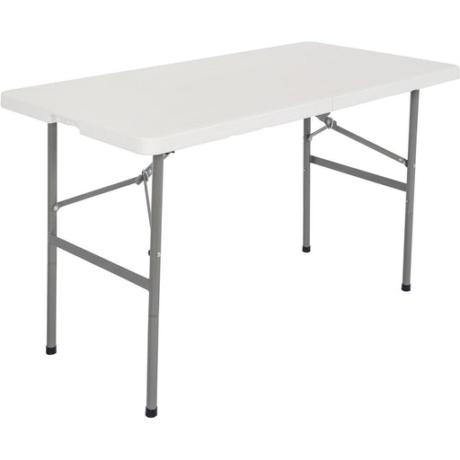 Folding Catering Table 4ft White Plastic |  HQZ122 Makfry