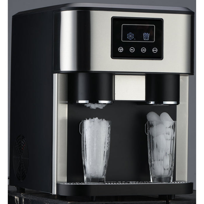 2-in-1 Ice Maker & Ice Crusher Countertop 18kg/24h 1.8 litre |  ZBS15