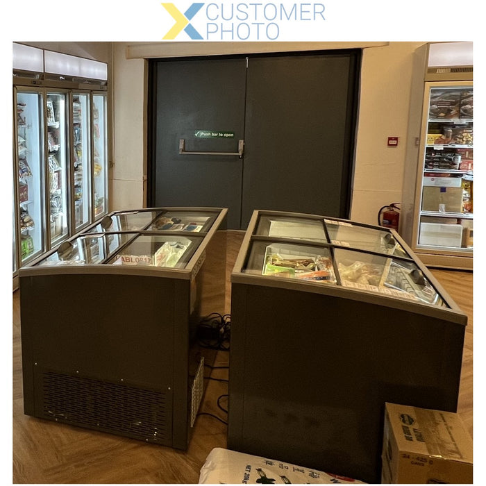 Supermarket Display Freezer 1450x850x870mm 320 Litre| Zcdl145 Ss2 Makfry