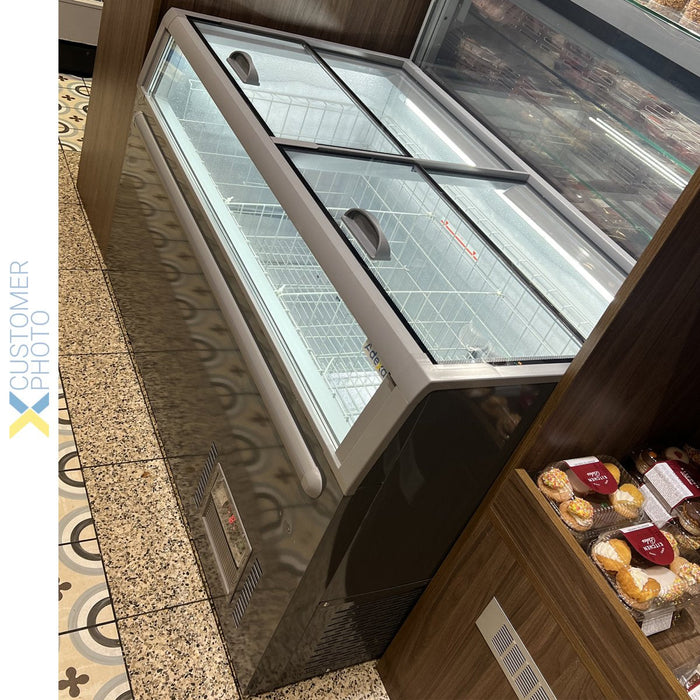Supermarket Display Freezer 1450x850x870mm | Zcdl145 Ss4 Makfry