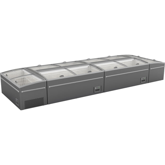 Supermarket Display Freezer 1450x850x870mm 320 Litre| Zcdl145 Ss2 Makfry