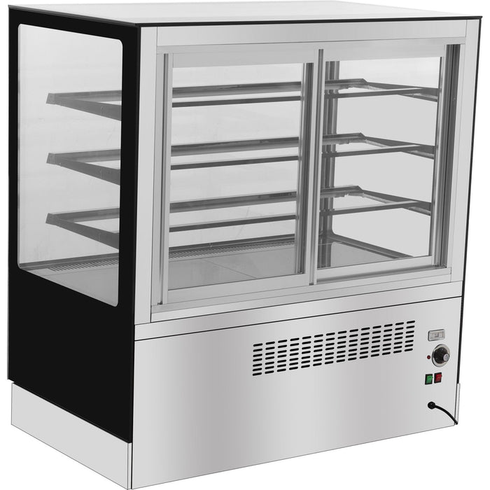 Heated Bakery And Cake Display Unit 3 Shelves 1500mm Width | Zhn018 Makfry