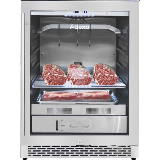 Professional Dry Aging Fridge Meat Maturation Cabinet 110 L Stainless Steel 595x575x820mm | Zsa145 N Makfry