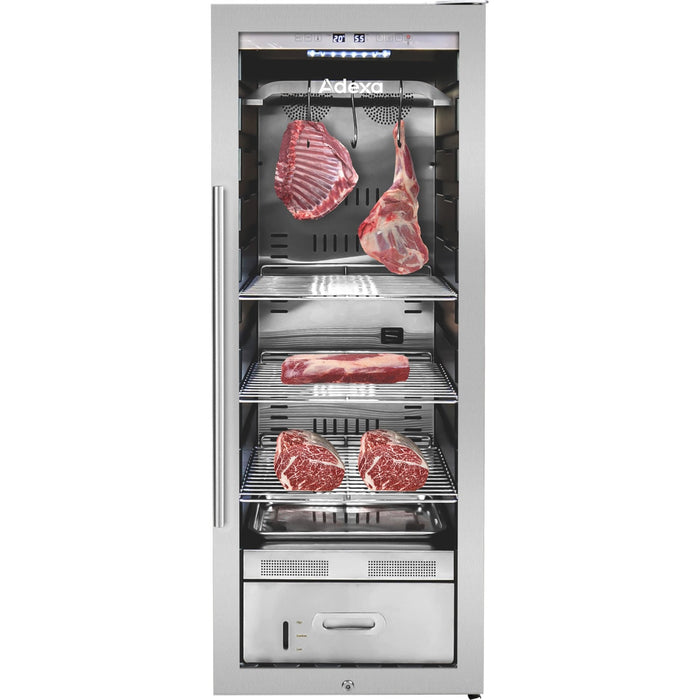 Professional Dry Aging Fridge Meat Maturation Cabinet 172 L Stainless Steel 490x575x1285mm | Zsa200 N Makfry