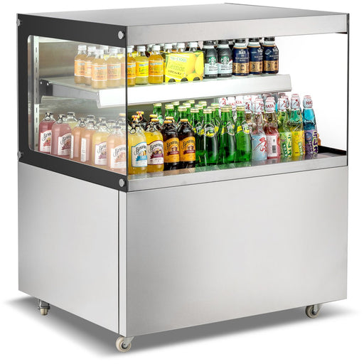 Commercial Display Cabinet 310 Litres Stainless Steel | Zw310 Ss Makfry