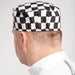 Whites Chefs Skull Cap Big Black & White Check Whites Chefs Clothing