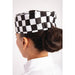 Whites Chefs Skull Cap Big Black & White Check Whites Chefs Clothing