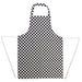 Whites Bib Apron Black & White Check Whites Chefs Clothing
