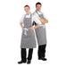 Whites Bib Apron Black & White Check Whites Chefs Clothing