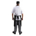 Whites Bib Apron Polycotton Black Whites Chefs Clothing
