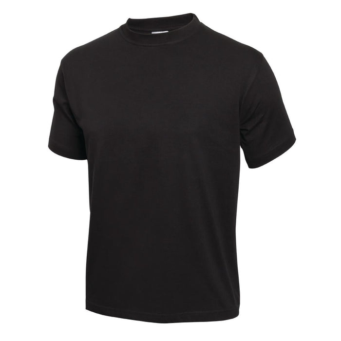 Nisbets Essentials T-Shirts Black Medium (10 Pack) Whites Chefs Clothing