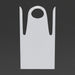 Disposable Polythene Bib Aprons White (100 pack) Smith Bateson