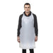 Disposable Polythene Bib Aprons White (100 pack) Smith Bateson