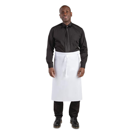Whites Regular Waist Apron White Whites Chefs Clothing