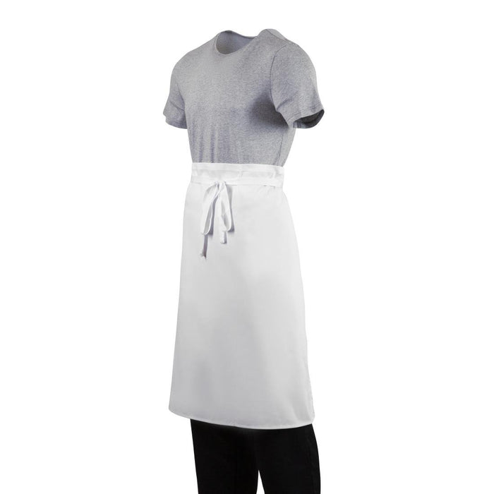 Whites Regular Waist Apron White Whites Chefs Clothing