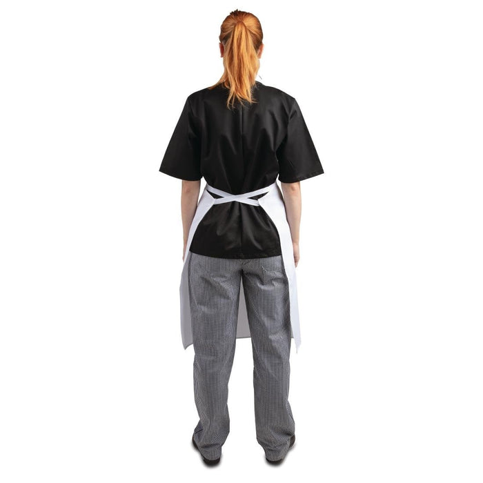 Whites Bib Apron Polycotton White Whites Chefs Clothing