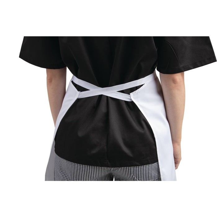 Whites Bib Apron Polycotton White Whites Chefs Clothing