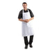 Whites Bib Apron Polycotton White Whites Chefs Clothing