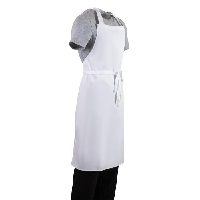 Whites Bib Apron White XL Whites Chefs Clothing