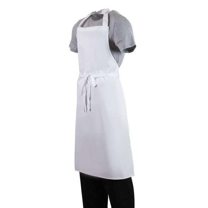 Whites Bib Apron White XL Whites Chefs Clothing