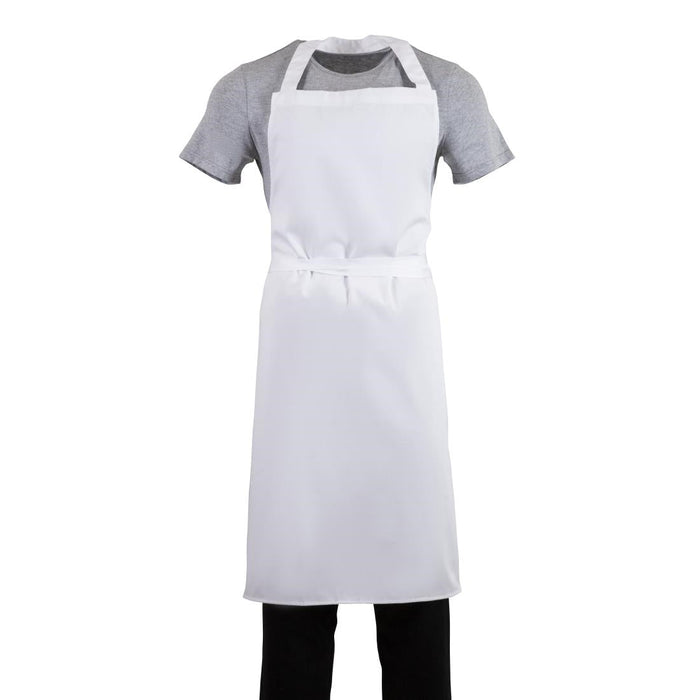 Whites Bib Apron White XL Whites Chefs Clothing