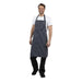 Whites Butchers Stripe Bib Apron Blue/White Whites Chefs Clothing