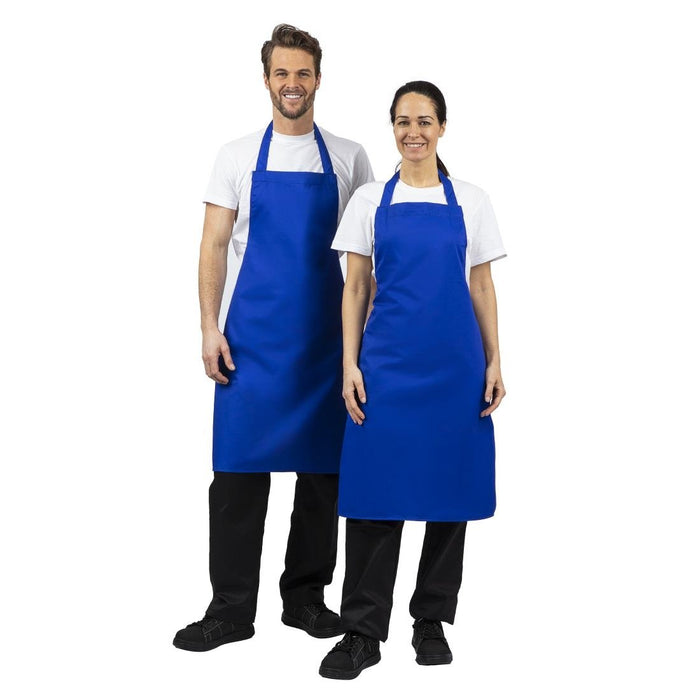 Whites Bib Apron Royal Blue Whites Chefs Clothing