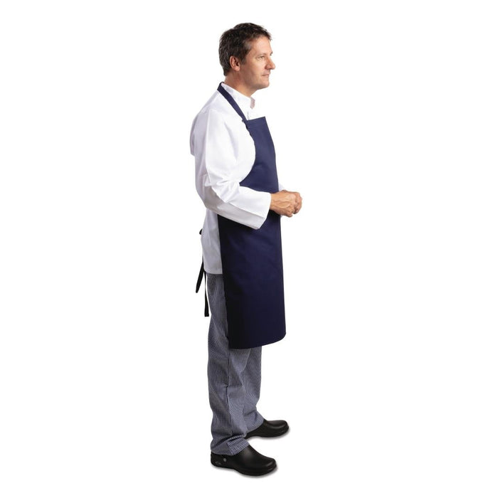 Whites Bib Apron Navy Blue Whites Chefs Clothing