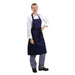 Whites Bib Apron Navy Blue Whites Chefs Clothing