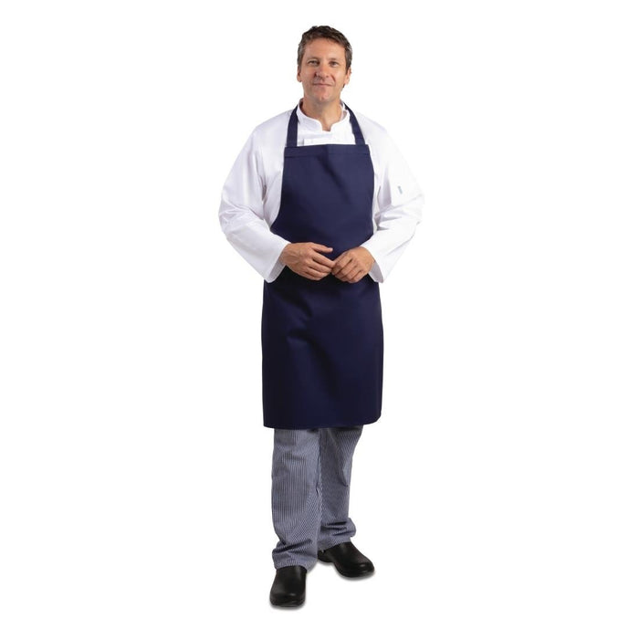 Whites Bib Apron Navy Blue Whites Chefs Clothing
