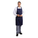 Whites Bib Apron Navy Blue Whites Chefs Clothing