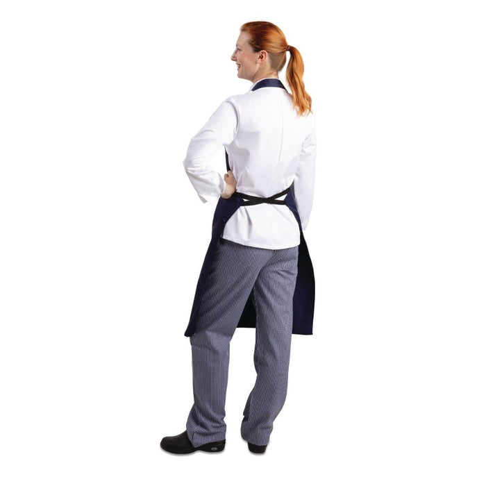 Whites Bib Apron Navy Blue Whites Chefs Clothing